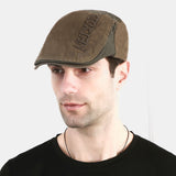 Embroidery,Casual,Berathable,Short,Visor,Forward,Beret