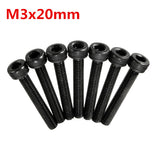 Metric,Thread,M3x20mm,Hexagon,Socket,Steel,Screw