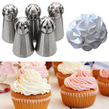 Stainless,Steel,Sphere,Icing,Piping,Nozzle,Pastry,Decor