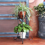 Garden,Balcony,Indoor,Wrought,Flower,Stand,Plants,Shelf,Holder,Shelves