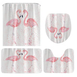 Flamingo,Waterproof,Shower,Curtain,Waterproof,Toilet,Cover,Toilet,Bathroom,Decor