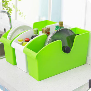 Multifunctional,Plastic,Upscale,Kitchen,Storage,Wheels,Finishing,Dishes