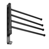 Black,Angle,Towel,Holder,Hanger,Rotating,Bathroom,Kitchen