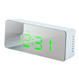 Loskii,Charging,Digital,Mirror,Night,Snooze,Function,Thermometer,Alarm,Clock