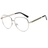 Unisex,Women,Metal,Frame,Eyeglasses,Clear,Vintage,Retro,Fashion,Glasses