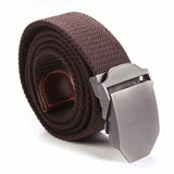 Canvas,Military,Style,Outdoor,Leisure,Adjustable,Slider,Buckle,Weave,Waistband