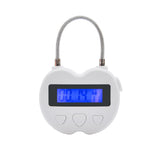 Rechargeable,Padlock,Timing,Digital,Timer,Alarming,Padlock,Display,Screen