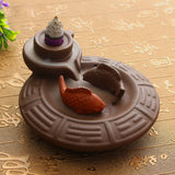 Ceramic,Backflow,Incense,Burner,Incense,Stick,Holder,Fragrant,Censer,Decor