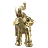 Lucky,Charm,Fengshui,Mascot,Golden,Elephant,Resin,Statue,Ornaments,Gifts,Decorations