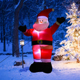 Inflatable,Christmas,Airblown,Santa,Claus,Light,Christmas,Night,Event,Outdoor,Decor