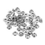 Suleve,M3SN5,50Pcs,Stainless,Steel,Serrated,Flange