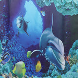 180x180cm,Dolphin,Waterproof,Bathroom,Shower,Curtain,Hooks