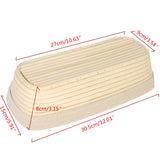 Banneton,Brotform,Rattan,Basket,Bread,Dough,Proofing,Rising,Basket,Liner