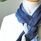 Women,Cotton,Gradient,Color,Natural,Casual,Protection,Literary,Style,Scarf