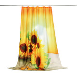 Sunflower,Waterproof,Polyester,Shower,Curtain,Bathroom,Carpet,Pedestal,Toilet,Cover