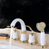 Bathroom,Faucet,Handles,Widespread,Bathroom,Basin,Water,Mixer,Brass,Showerhead