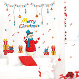 Miico,SK9091,Merry,Christmas,Decorations,Santa,Claus,Background,Decorative,Sticker,Removable