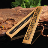 Bamboo,Incense,Burner,Drawer,Magnet,Incense,Hollow,Carving,Cover,Burner,Censer,Holder