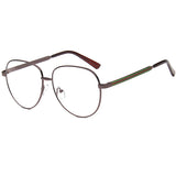 Unisex,Women,Metal,Frame,Eyeglasses,Clear,Vintage,Retro,Fashion,Glasses