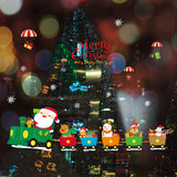 Miico,SK6037,Christmas,Decoration,Cartoon,Sticker,Removable,Christmas,Party