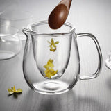 500ml,Glass,Teapot,Infuser,Filter,Herbal,Strainer,Kettle