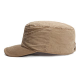 Cotton,Solid,Adjustable,Summer,Military,Visor,Baseball