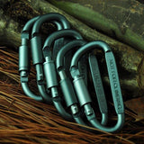 Outdoor,Shape,Carabiner,Bottle,Hanging,Buckle,Keychain,Screw,Aluminum,Alloy