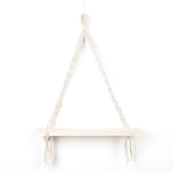 Macrame,Plant,Hanger,Hanging,Shelf,Bookshelf,Mounted,Shelves