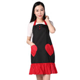 Double,Pocket,Aprons,Women,Housewife,Kitchen,Kitchen,Waterproof,Aprons