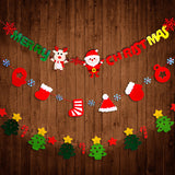 Christmas,Paperboard,Pennant,Flags,Banners,Hanging,Buntings,Garland,Banner,String,Party