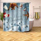 Christmas,Snowman,Shower,Curtain,Toilet,Cover,Cushion