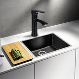 Matte,Black,Bathroom,Faucet,Basin,Mixer,Single,Handle