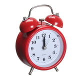 Classic,Silent,Double,Alarm,Clock,Concise,Quartz,Movement,Bedside,Night,Light,Decor