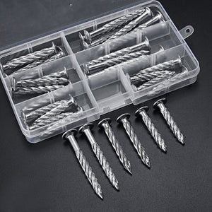 32Pcs,Galvanized,Threaded,Expansion,Screw,Nails,Frame,Safety,Speed,Fixing,Burst