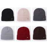 Winter,Solid,Knitted,Casual,Windproof,Skullies,Beanie