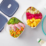 Kalar,920ml,Square,Lunch,Double,Layer,Picnic,Bento,Container