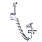 Stainless,Steel,Handheld,Douche,Bidet,Spray,Shower,Toilet,Adapter,Washing,Machine,Adapter