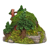 Resin,Aquarium,Ornament,Dwarf,House,Landscape,Hiding,Decorations