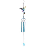 Chimes,Hummingbird,Shape,Crafts,Glass,Painted,Ornaments,Metal,Accessory,Decorations