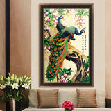 Diamond,Painting,Embroidery,Anmial,Peacock,Cross,Stitch,Decorations,Landscape,Diamond,Mosaic,Rhinestones,Decor