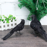 Raven,Halloween,Party,Decorations,Stuffed,Feather,Blackbird,Decor