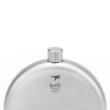 Keith,Ti9302,Titanium,150ml,Portable,Flask,Round,Bottle,Outdoor,Camping,Tableware