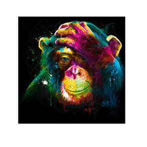 Chimpanzee,Diamond,Painting,Embroidery,Cross,Stitch,Decor,Decorations