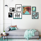 Miico,Stereo,Photo,Frame,Zebra,Sticker