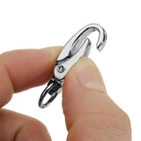 10Pcs,37.5mm,Silver,Alloy,Swivel,Spring,Trigger,8.5mm,Round