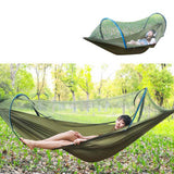 Person,260x150cm,Hammock,Netting,Mosquito,Automatic,Ultralight,Folding,Swing,Sleeping,Camping,Hiking,Travel,300kg