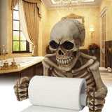 Skull,Paper,Holder,Mount,Toilet,Skeleton,Bathroom,Decorations,Paper,Shelf,Holder