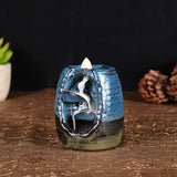 Ceramic,Mountain,Handicraft,Waterfall,Backflow,Incense,Burner,Holder,Office,Decorations