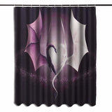 Custom,Popular,Print,Dragon,Waterproof,Bathroom,Shower,Curtain,Valance,Hooks