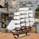 Handmade,Wooden,Sailing,Boats,Model,Assembly,Nautical,Schooner,Decorations